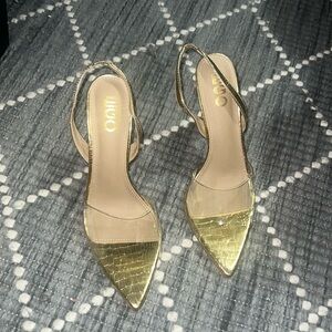 Ego gold heels